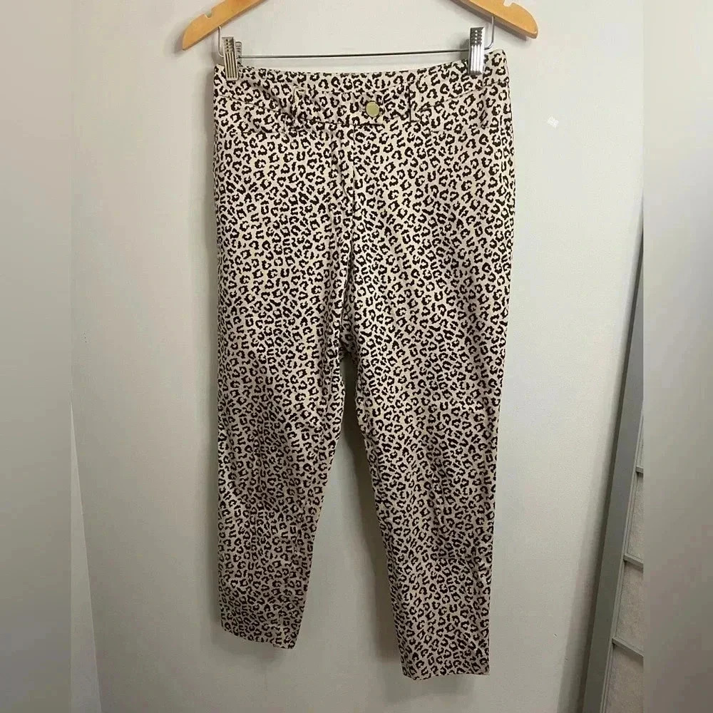 Bianca Nygard - Leopard print capri pants petite - US 6P